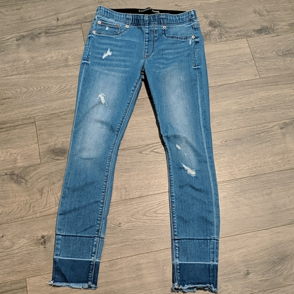 Express Denim - LAST CHANCE Express elastic waist skinny jeggings